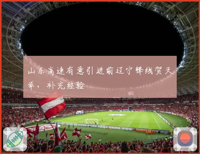 山东高速有意引进前辽宁锋线贺天举，补充经验